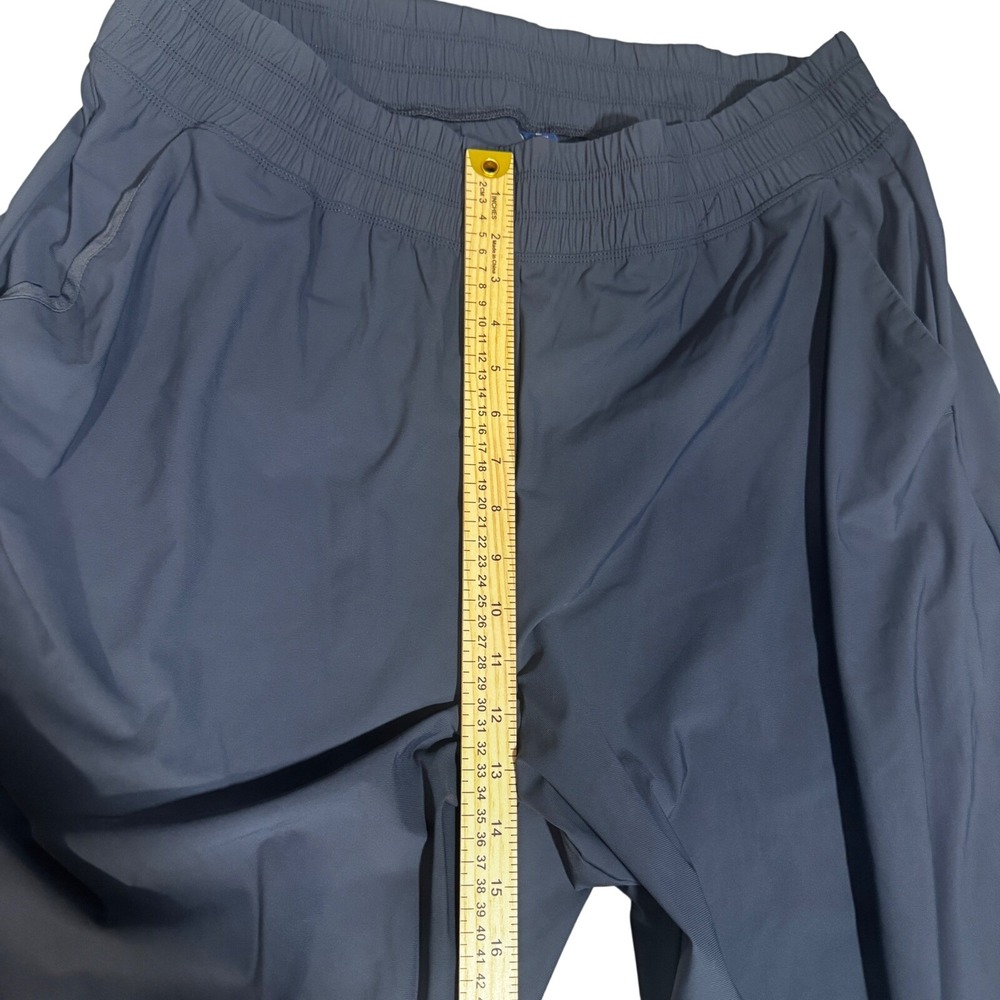 Old Navy Active SleekTech Go-Dry Pants XL Navy Blue Wide Leg Crop 1166 - Picture 2 of 7